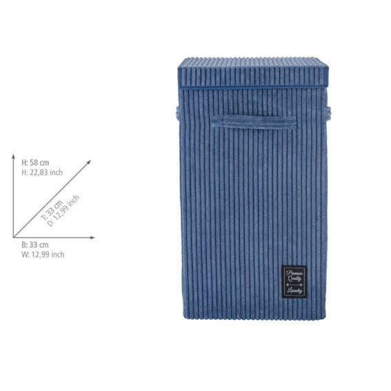 Laundry Basket 69 L Cora Blue