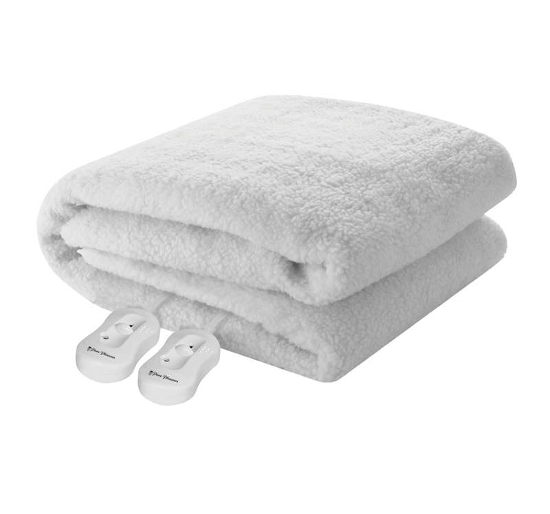 Sherpa Extra Length Fitted Electric Blanket (Pp)