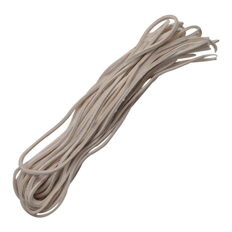 Cb Washers Riem Leather Raw White 8 M Prepack