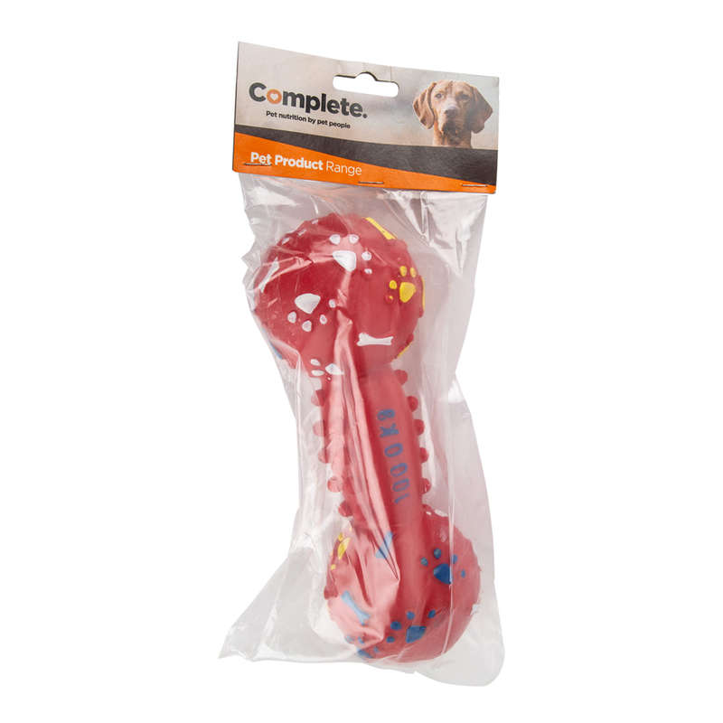 Complete Dog Toy Vinyl Dumbell Large
