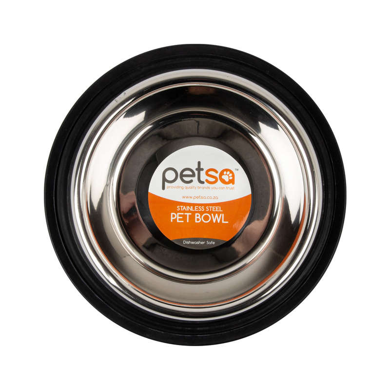 Dog Bowl S/Steel Non Tip Anti Skid 26 Cm / 765 Ml