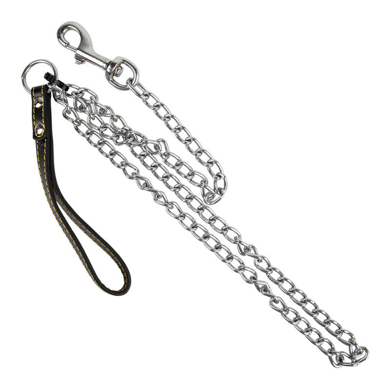 Complete Lead Chain Leather Handle 3 Mm X 1200 Mm