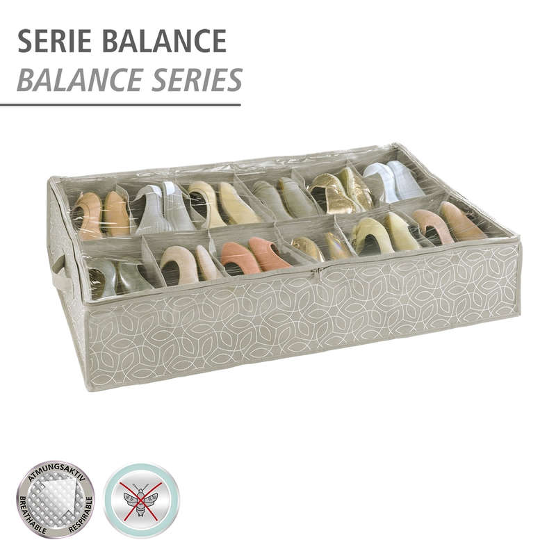 Underbed Shoe Storage Balance Range 12 Compartments