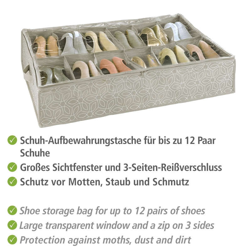 Underbed Shoe Storage Balance Range 12 Compartments