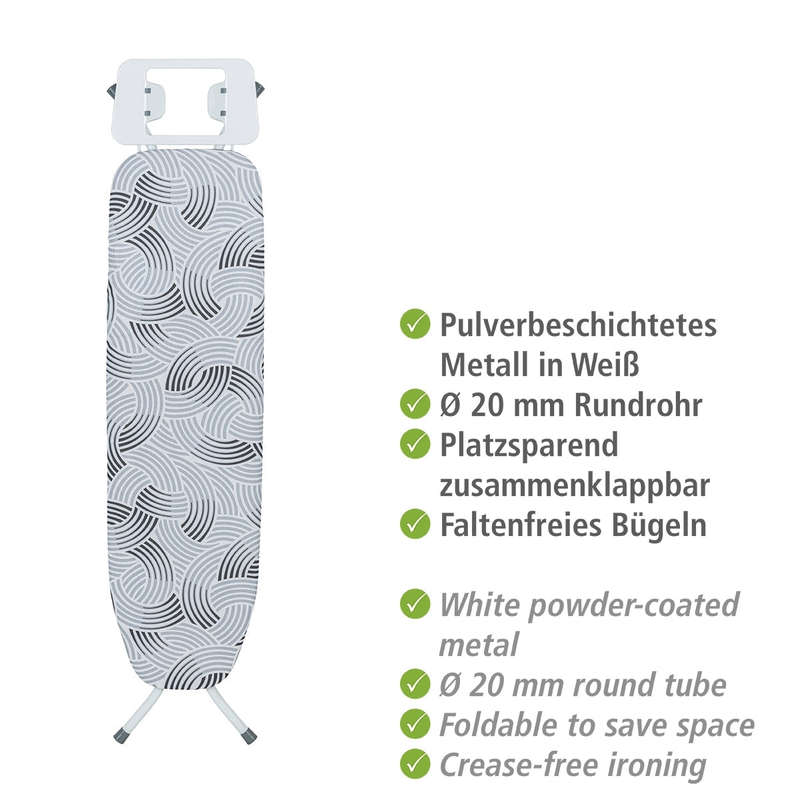 Wenko Ironing Board - Base Range - White - 110X30Cm