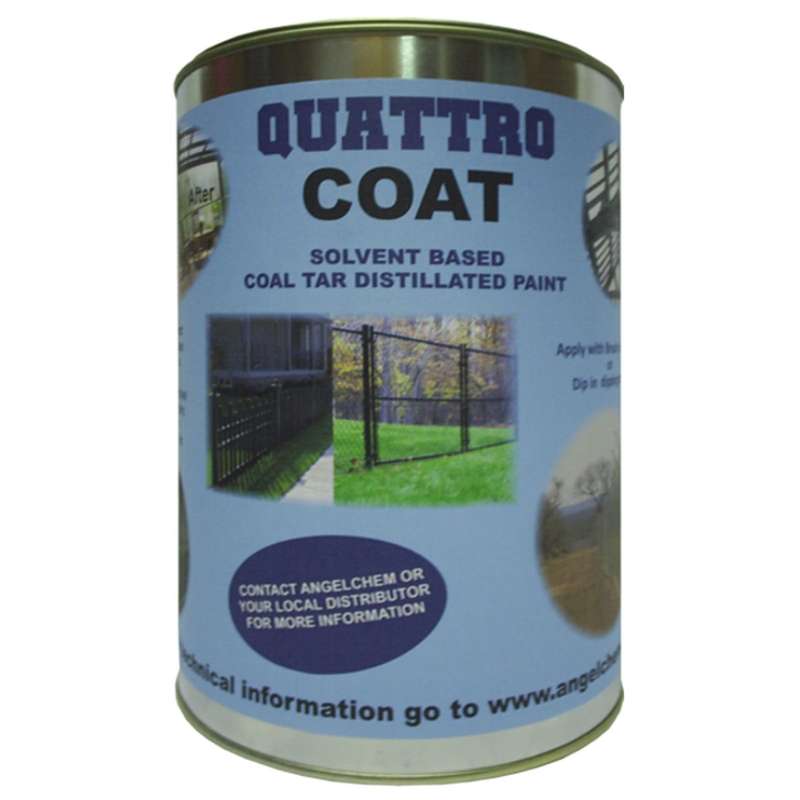 Quattro Coat Paint Black 5 L