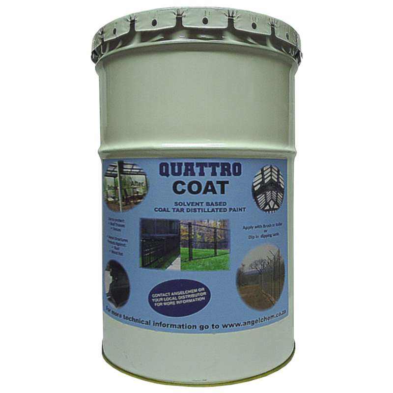 Quattro Coat Paint Black 25 L