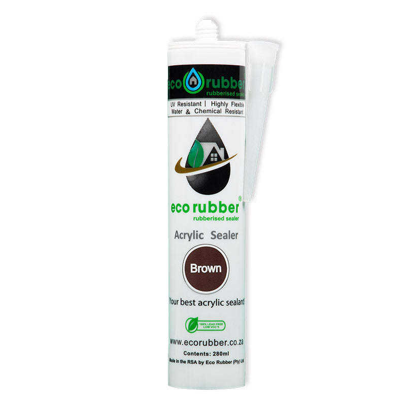 Eco Rubber Acrylic Sealant Brown