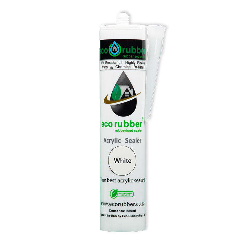 Eco Rubber Acrylic Sealant White