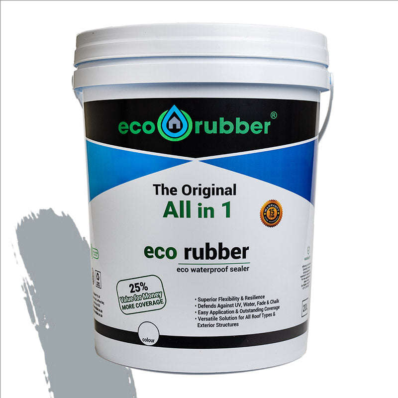Eco Rubber All In 1 Contractors Light Grey 20 L