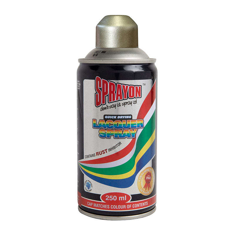 Sprayon Mettalic Spray Paint Rich Pale Gold 250 Ml