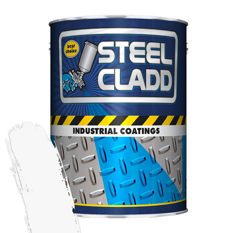 Steel Cladd Quick Dry Enamel White 5 L