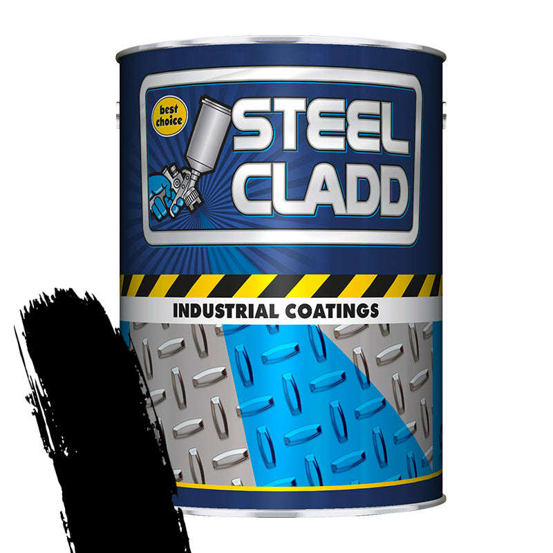 Steel Cladd Quick Dry Enamel Black 1 L
