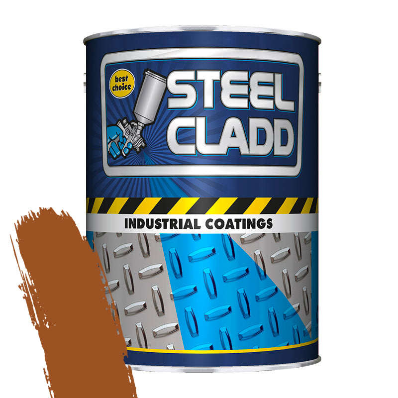 Steel Cladd Quick Dry Enamel Fiat Brown 5 L