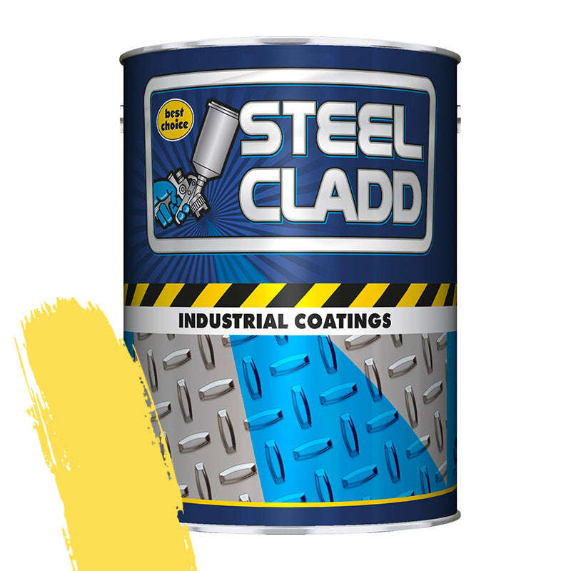 Steel Cladd Quick Dry Enamel Cat Yellow 1 L