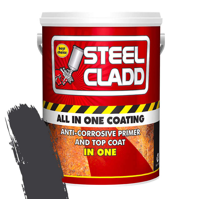 Steel Cladd All In One Water Based Charcoal 20 L