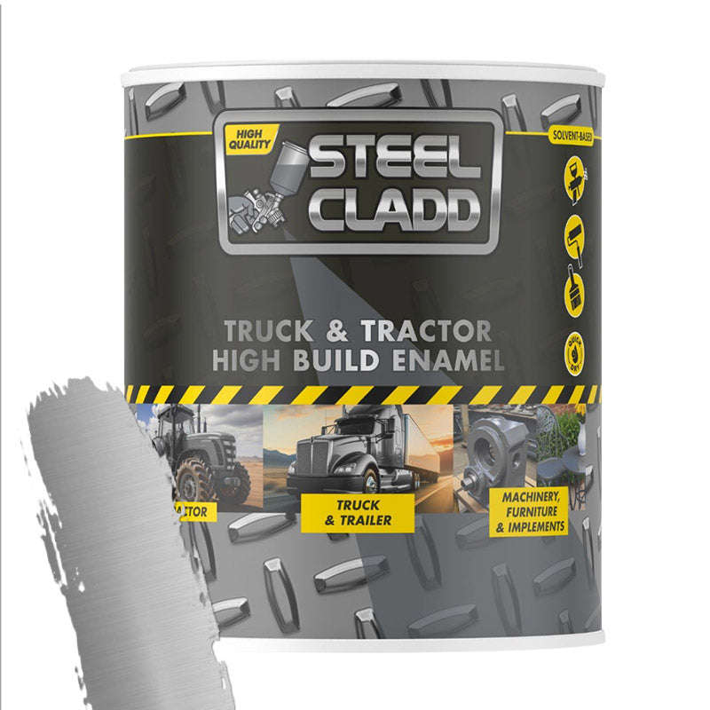 Steel Cladd Truck N Tractor Enamel Bright Alum 1 L