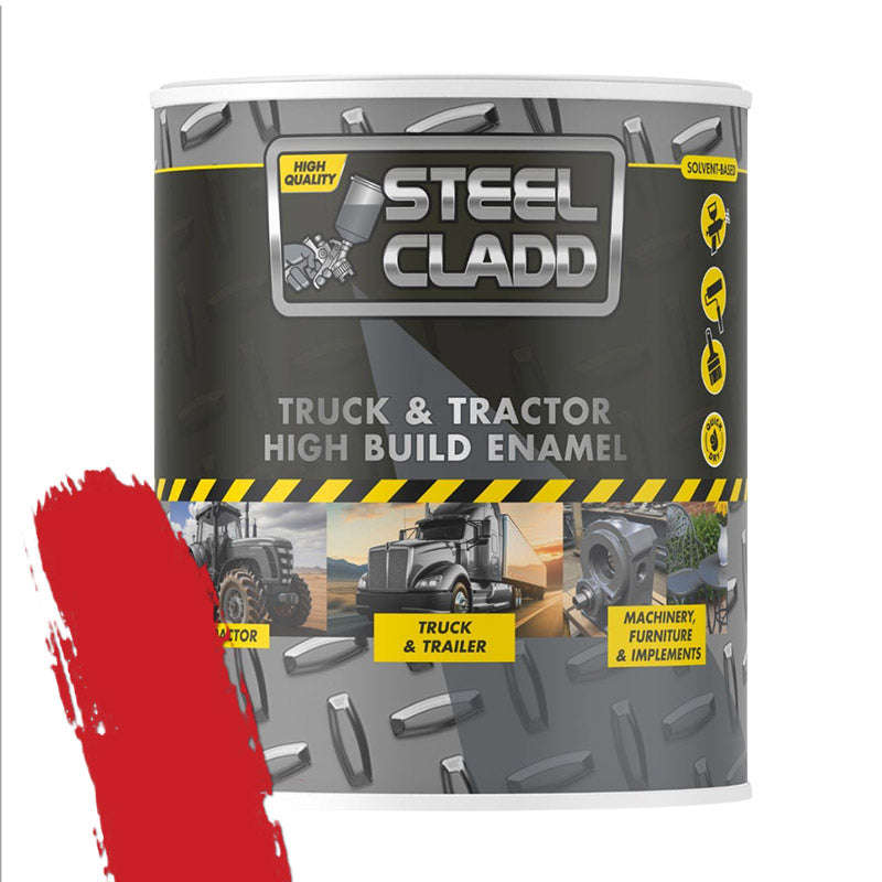 Steel Cladd Truck And Tractor Enamel Mf Red 1 L