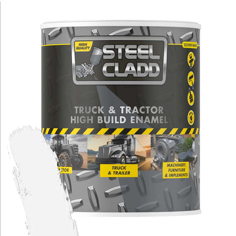 Steel Cladd Truck And Tractor Enamel White 1 L