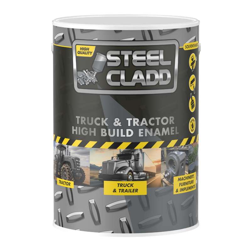 Steel Cladd Truck And Tractor Enamel White 5 L