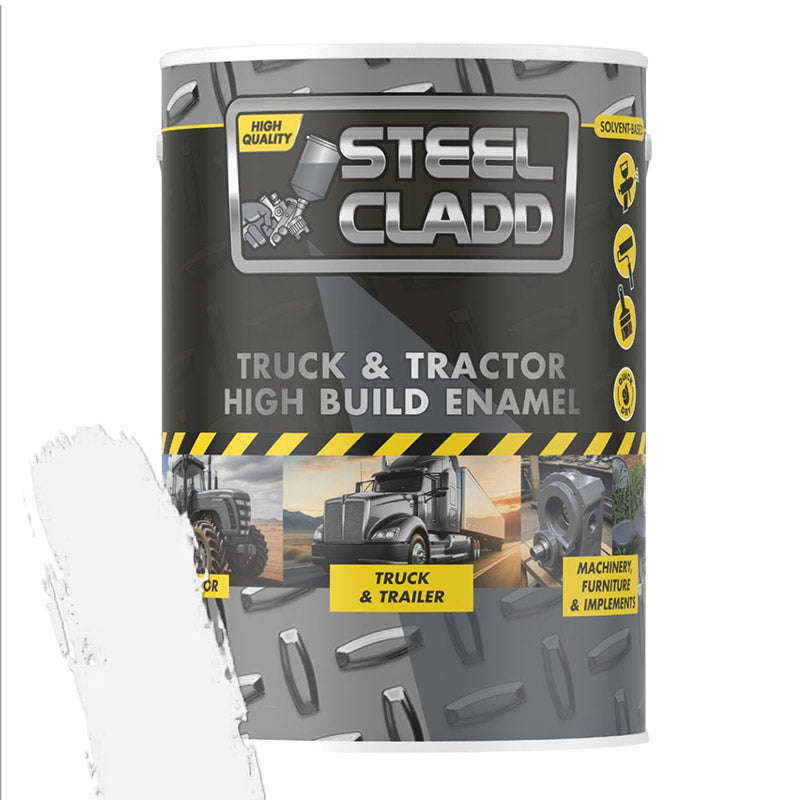 Steel Cladd Truck And Tractor Enamel White 5 L