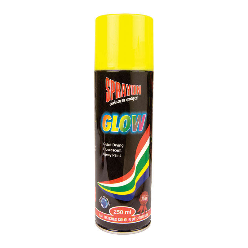 Sprayon Neon Spray Paint Yellow 300 Ml