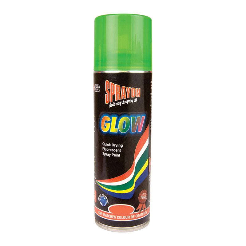 Sprayon Neon Spray Paint Green 300 Ml