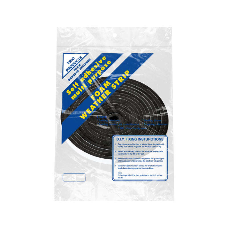 Foam Weather Strip 6 Mmx12 Mmx5 M