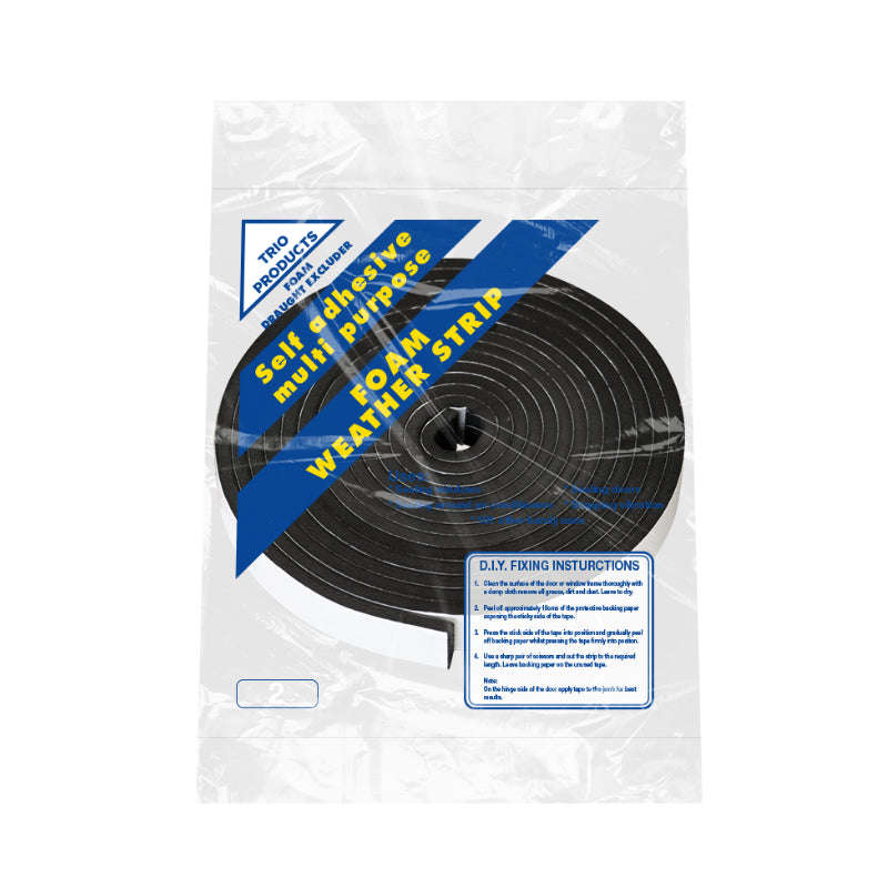 Foam Weather Strip 6 Mmx25 Mmx5 M