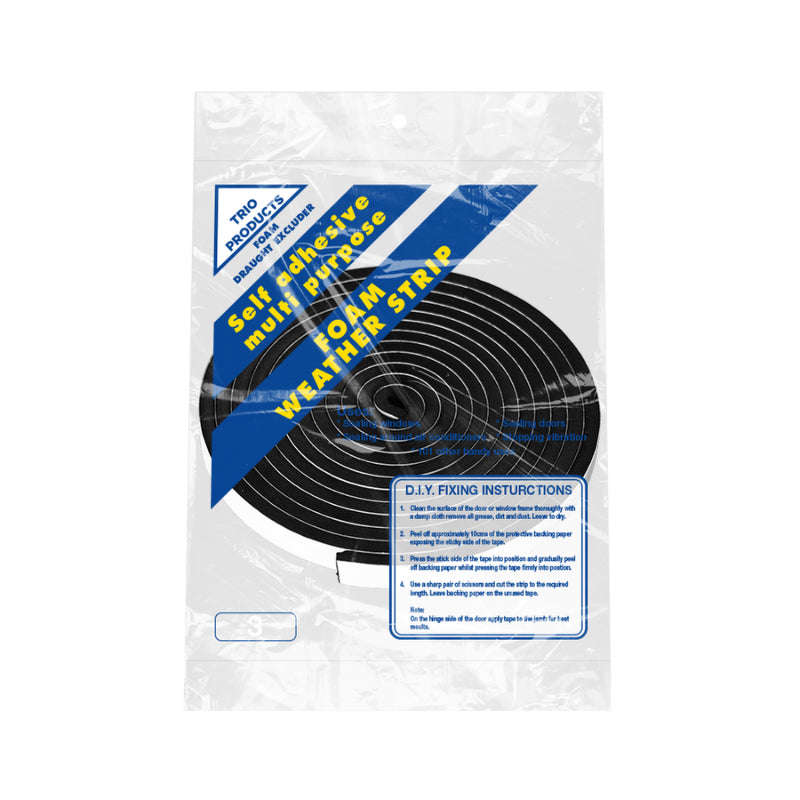 Foam Weather Strip 8 Mmx19 Mmx5 M