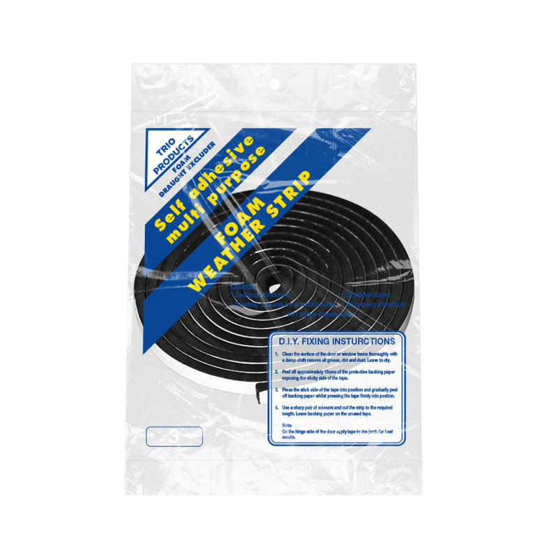 Foam Weather Strip 10 Mmx15 Mmx5 M