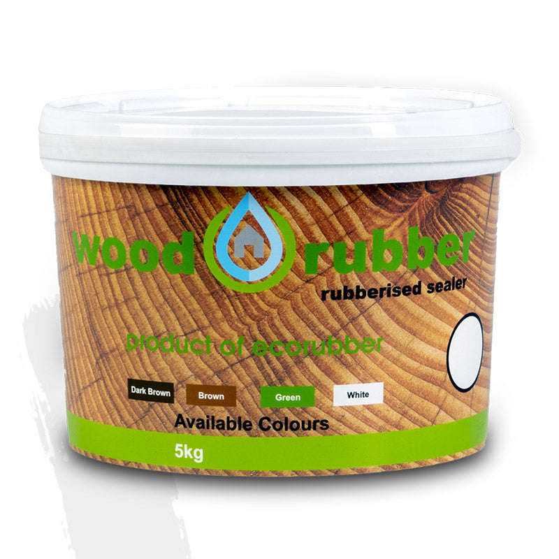 Eco Rubber Wood Rubber 5 Kg White