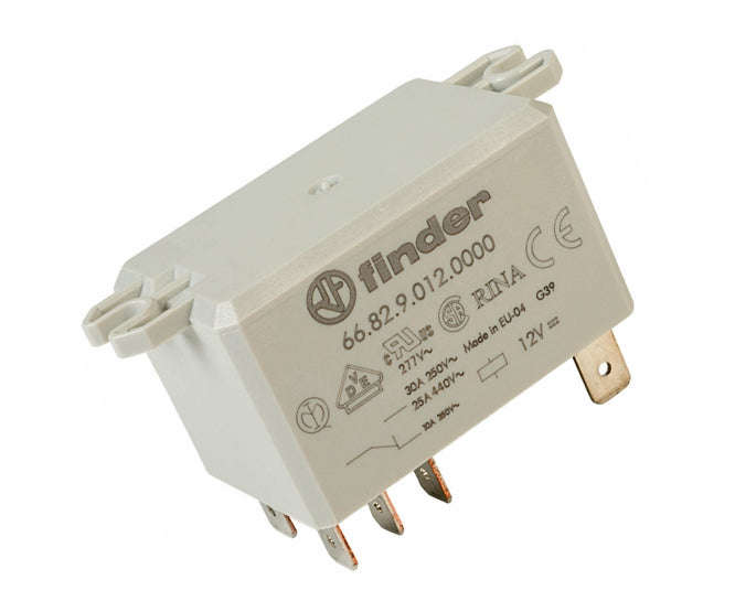 Relay Dpdt 30 A 12 Vdc Flange 66.82.9.012.0000