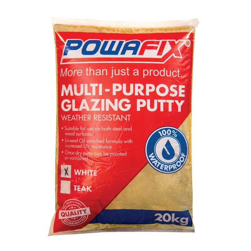 Powafix Multi Purpose Putty White 20 Kg