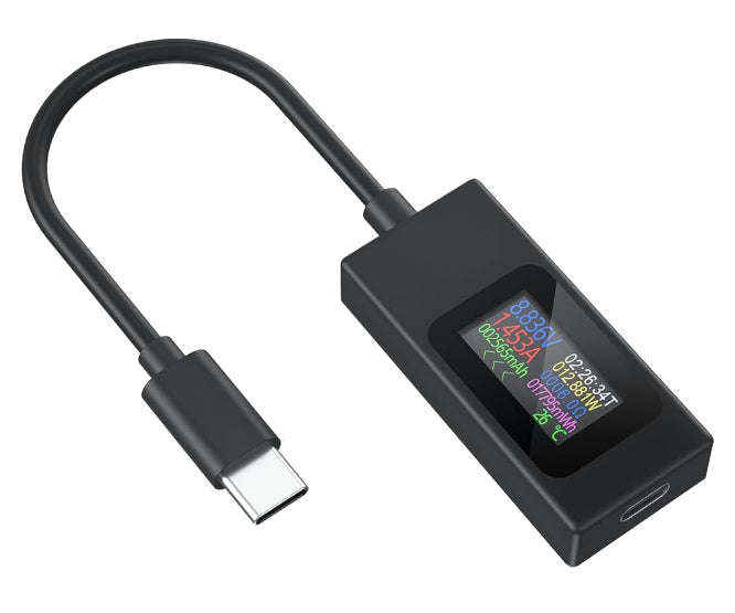 Usb Type C Voltage/Current Tester 4 30 Vdc 0 6.5 A 67820102
