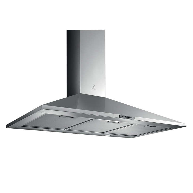 Elica 90 Cm Pyramid Style Cooker Hood Stainless Steel
