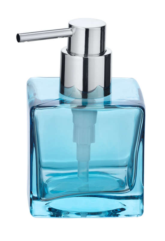 Soap Dispenser Lavit Range Glass Transparent Blue