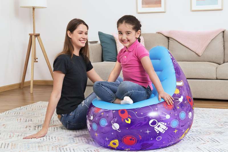 Bestway 72cm X 72cm X 64cm Astro Glow Led Air Chair