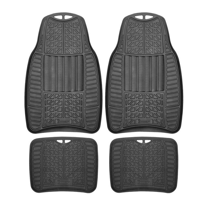 Michelin Car Mat 4Pc Set - All-Weather Rubber