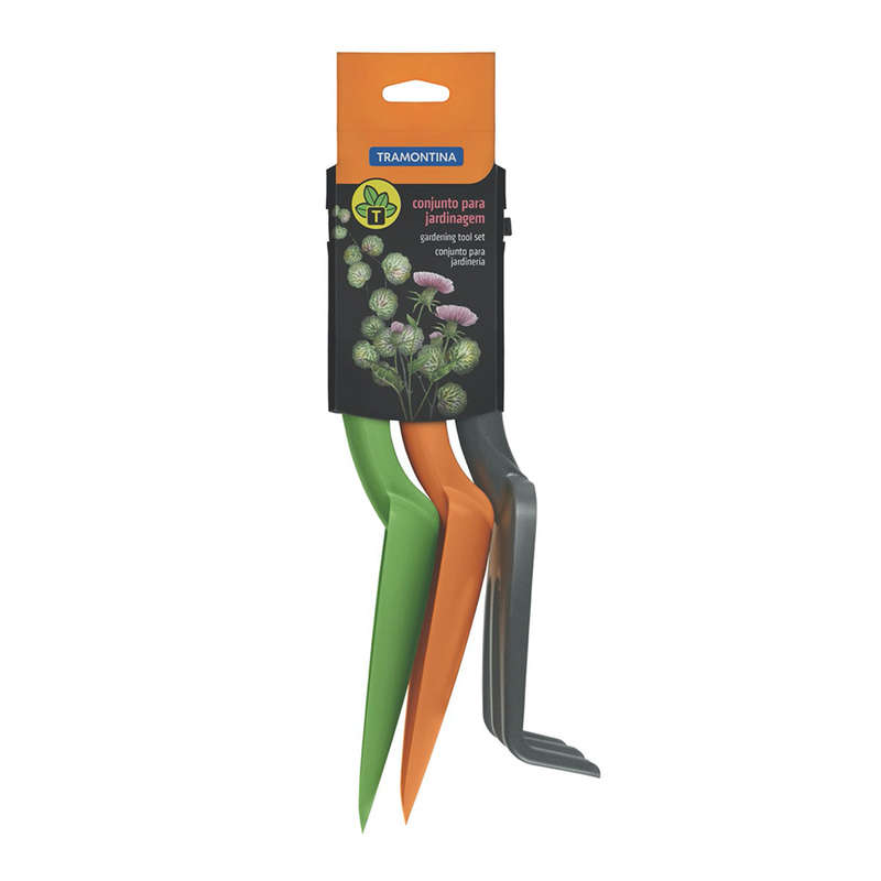 Tramontina Garden Tool Set 3 Piece Plastic