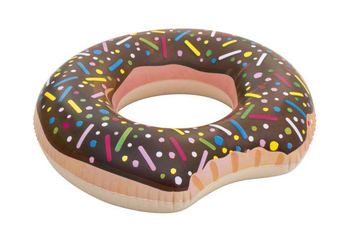 Bestway 1,07m Donut Ring Choc Or Strawberry Assorted