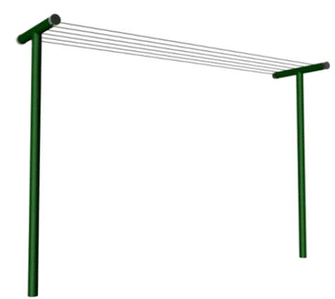 Retractaline T - Post Clothesline
