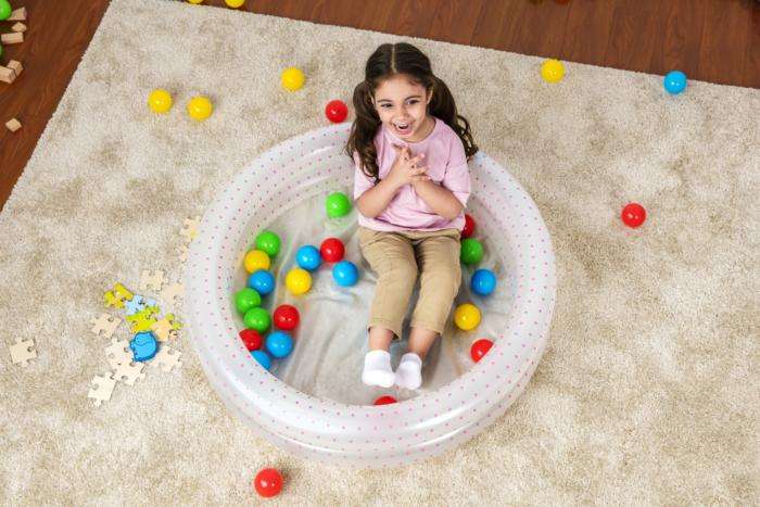 Bestway 91cm X H20cm 2 Ring Ball Pit Play Pool 73 L