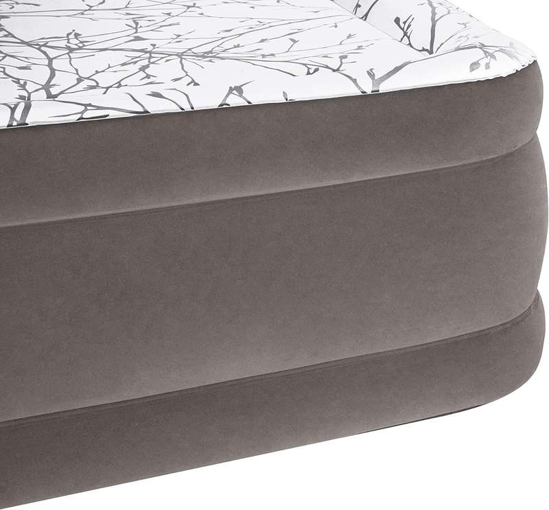 Bestway 2.03m X 1.52m X 46cm Tritech Airbed Queen Foam Top Built In Ac Pump