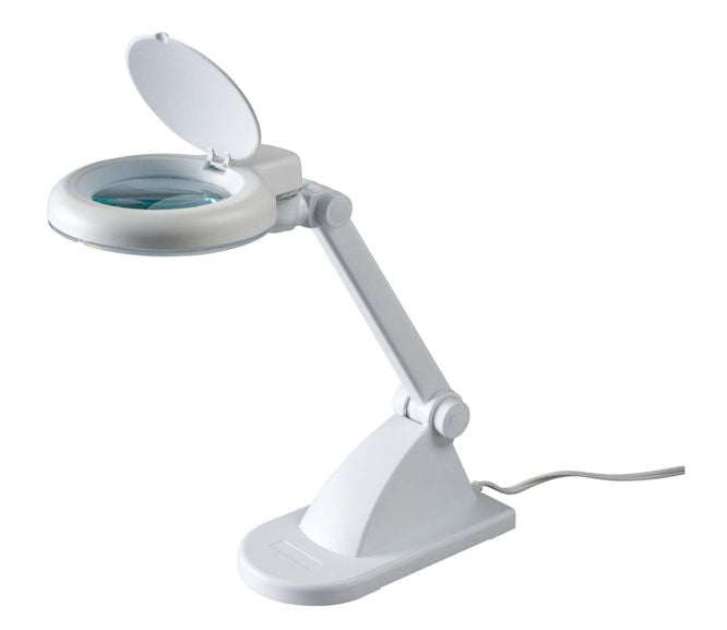 Magnifier Led Desk Lamp X3x8 60 220 Vac 8611 Al Wt Eu