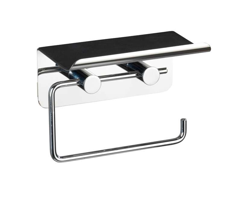 Toilet Paper Holder With Shelf Stainless Steel