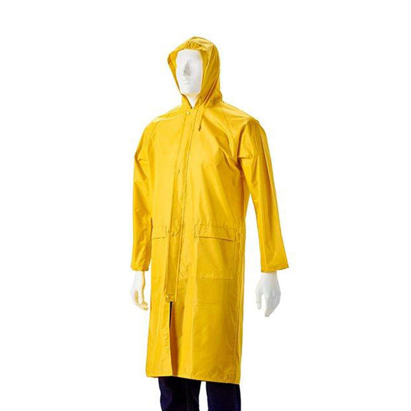 Raincoat Pvc/Poly Yellow Medium