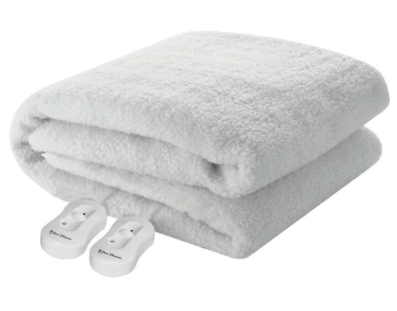 Sherpa Fitted Electric Blanket (Pp)