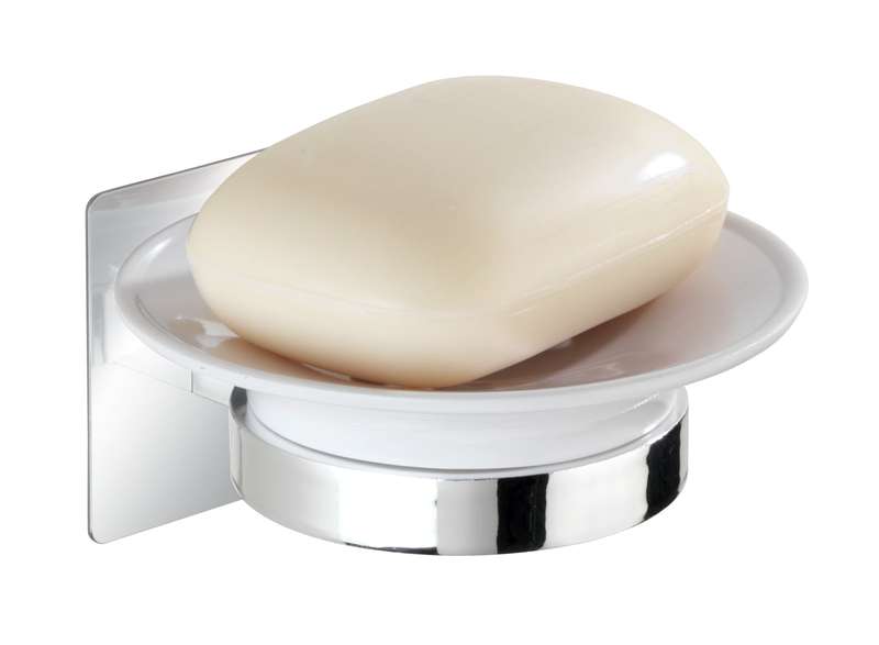 Wenko Turbo-Loc Soap Dish Quadro Range - No Drilling Required