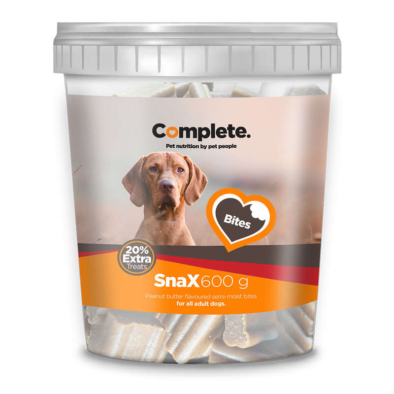 Complete Snax Peanut Butter Bites Semi Moist 600 G